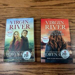 Virgin River Book Set by Robyn Carr Books 1 & 2 Shelter Mountain Netflix Series